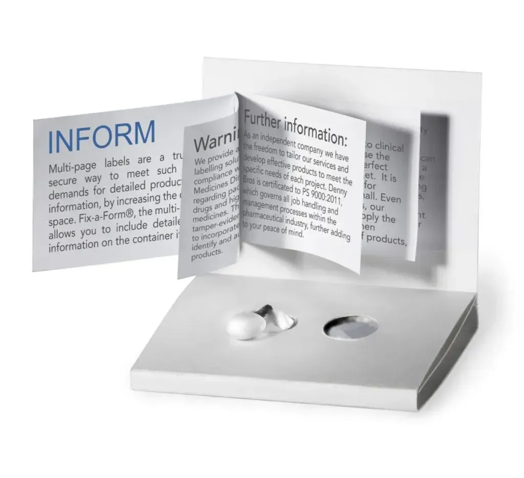 Медицински преклопени етикети