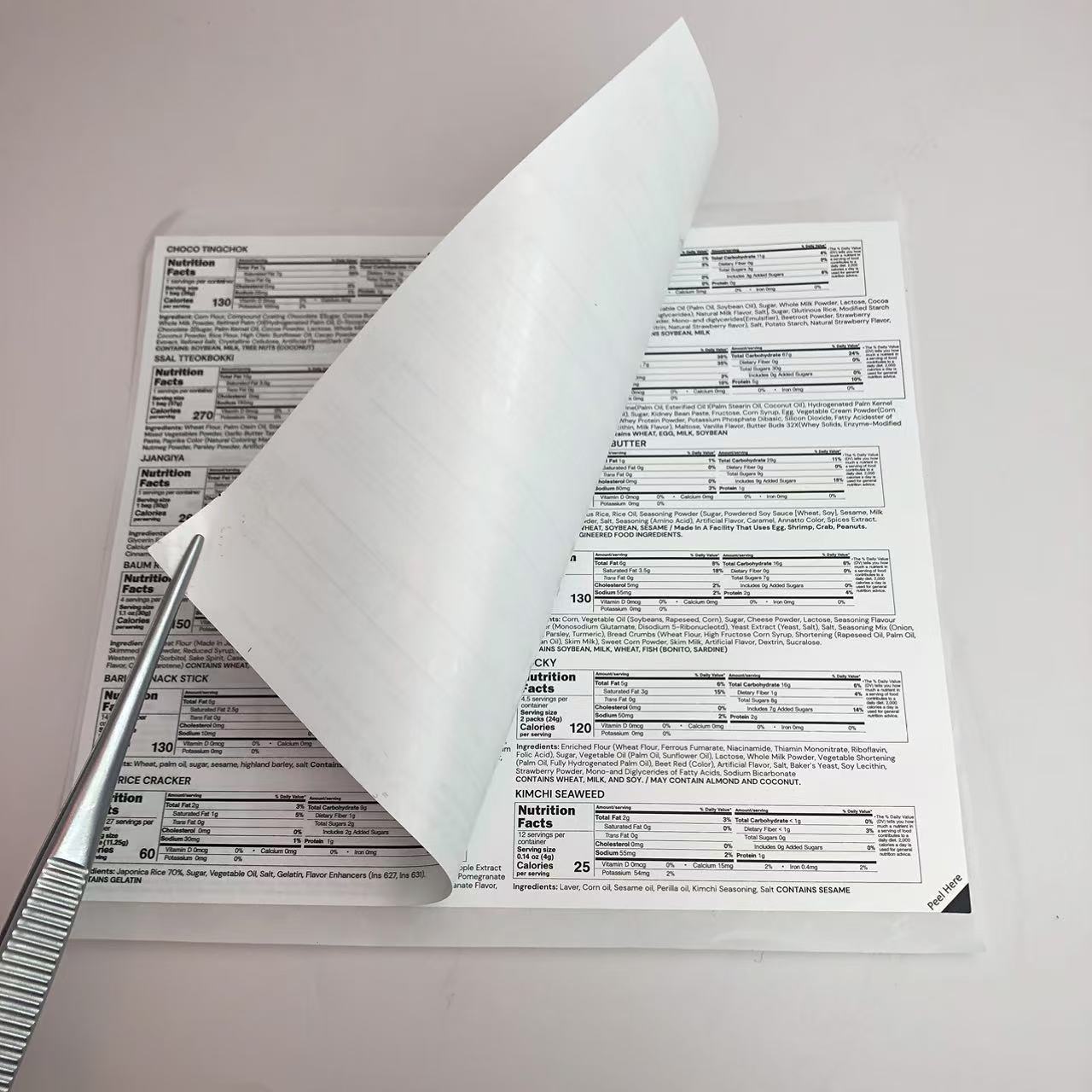 Додатоци 2 слоја етикети